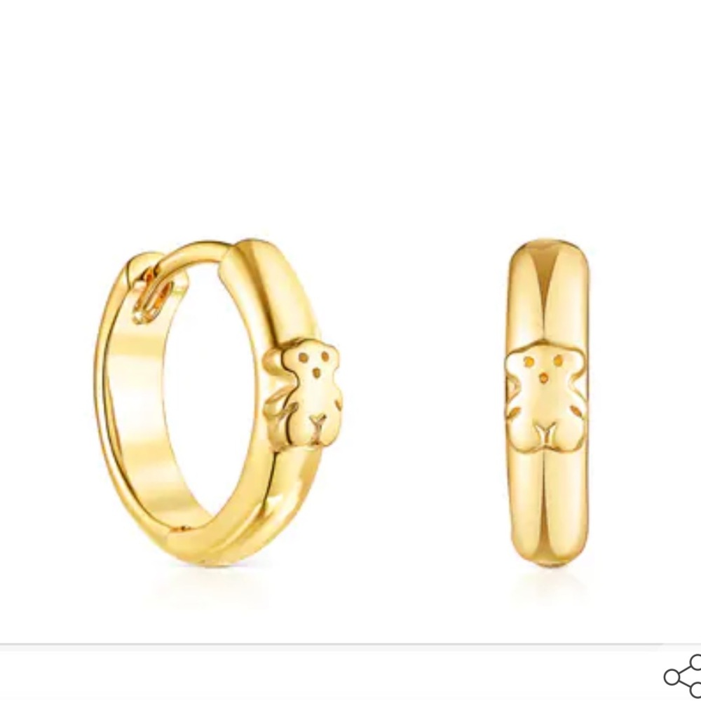 Tous hoop earrings
